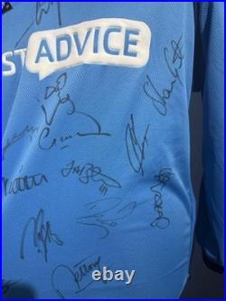 Squad Signed 2001-03 Man City Shirt