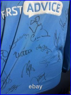Squad Signed 2001-03 Man City Shirt