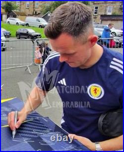 Squad Signed SCOTLAND Nations League 2024 Football Home Shirt COA & Proof