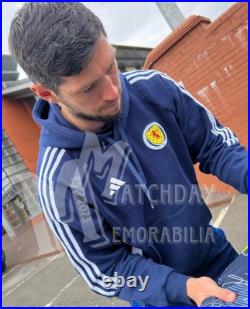 Squad Signed SCOTLAND Nations League 2024 Football Home Shirt COA & Proof