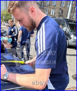 Squad Signed SCOTLAND Nations League 2024 Football Home Shirt COA & Proof