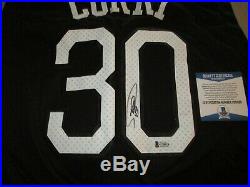 Stephen Curry Signed Autographed Golden State Warriors Jersey Beckett Bas G35028