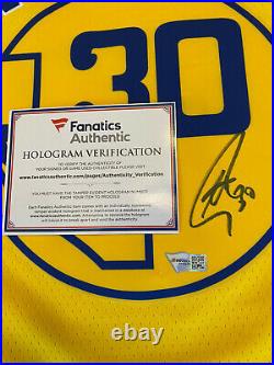Stephen Steph Curry Signed Autographed Nike Jersey Fanatics COA Warriors