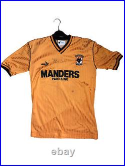 Steve Bull Hand Signed Wolverhampton Wanderers Shirt 1989, Number 9