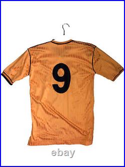 Steve Bull Hand Signed Wolverhampton Wanderers Shirt 1989, Number 9