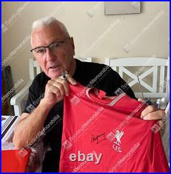 Steve Heighway Signed Liverpool Shirt Heritage Red Shankly Tee Autograph