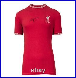 Steve Heighway Signed Liverpool Shirt Heritage Red Shankly Tee Gift Box