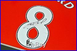 Steven Gerrard Signed FRAMED Shirt Photo Autograph Liverpool Name #8 PROOF & COA
