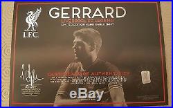 Steven Gerrard signed shirt