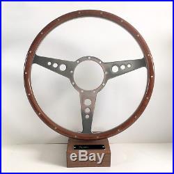 Stirling Moss SIGNED Steering Wheel, hand signed, display base, COA, New