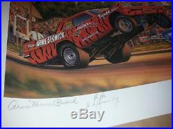 Sunday Funnies NHRA TF FC Arnie Beswick Tempest Mr Norms Coronet Both Signed