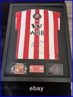 Sunderland Owner Hand Signed And Framed Sunderland Shirt Europe 2026 Rare