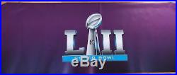 Super Bowl LII 52 Game Used Sign/Banner Philadelphia Eagles are Champions 2018