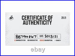 Swansea City 2020/21 Squad Signed Home Shirt Official COA Play-Off Final Season