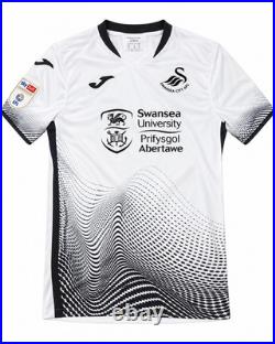 Swansea City 2020/21 Squad Signed Home Shirt Official COA Play-Off Final Season
