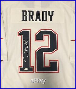 TOM BRADY Signed Jersey TRISTAR White Nike On Field BOLD XL PATRIOTS #12 GOAT