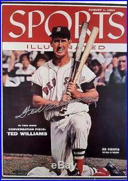 Ted Williams Autographed Signed 1955 Matted & Framed Sports Illustrated UDA