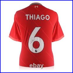 Thiago Alcântara Signed Liverpool 2021-22 Football Shirt