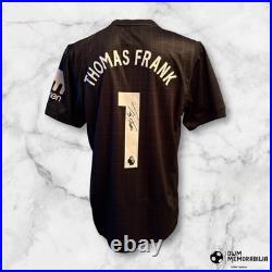 Thomas Frank signed shirt, obtained in person