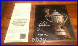 Tiger Woods Auto Signed Photo, Upper Deck COA 8X10 #99/100 Rare