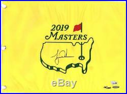 Tiger Woods Signed 2019 Masters Pin Flag Upper Deck Fanatics