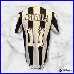 Tino Asprilla signed shirt, obtained in person