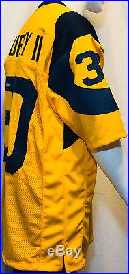 Todd Gurley Signed Los Angeles Rams Jersey Color Rush NFL Beckett BAS