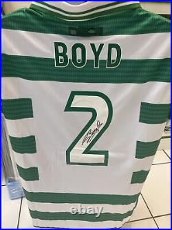 Tom Boyd Hand Signed Celtic 1998/99 Shirt Jersey with COA