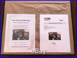 Tom Brady +Bill Belichick Signed 11x14 Framed Photo PSA+LOA New England Patriots
