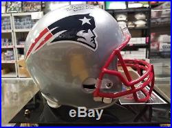 Tom Brady N. E. Patriots Signed full size replica helmet 4 inscriptions LE 6/12
