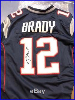 Tom Brady Signed / Autographed Patriots ON-FIELD Game Football Jersey XL