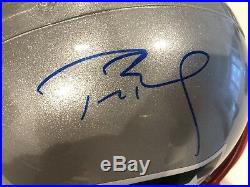 Tom Brady Signed Full Size Helmet Tristar Super Bowl New England Patriots