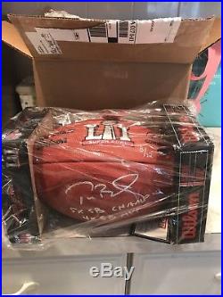 Tom Brady Signed LE Super Bowl LI Official NFL Game Ball with Dual Inscriptions