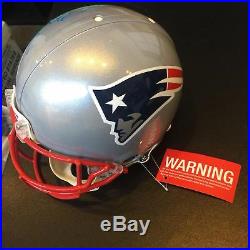 Tom Brady Signed New England Patriots Full Size Helmet Steiner & Tristar COA