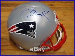 Tom Brady Signed New England Patriots Full Size Helmet Steiner & Tristar Certs
