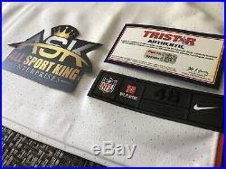 Tom Brady Signed New England Patriots Nike Elite On Field Game Jersey Tristar