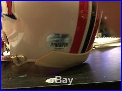 Tom Brady Signed Patriots Mini Helmet-TRI-STAR and FANATICS COAs