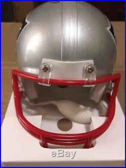 Tom Brady and Bill Belichick New England Patriots signed autographed Mini Helmet