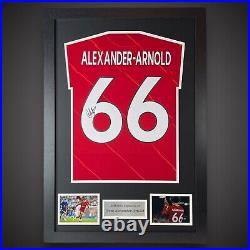 Trent Alexander Arnold Liverpool 2021/22 Signed & Framed Shirt £225 With COA