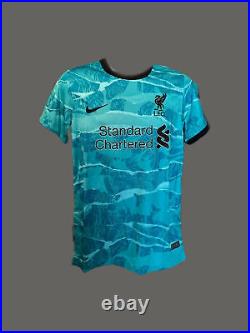 Trent Alexander Arnold Liverpool Signed 20/21 Away Football Shirt COA Proof