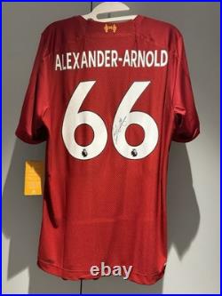 Trent Alexander-Arnold Signed 19/20 Liverpool Home Shirt Player Issue