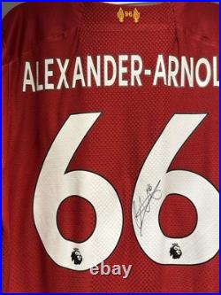 Trent Alexander-Arnold Signed 19/20 Liverpool Home Shirt Player Issue
