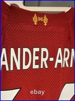 Trent Alexander-Arnold Signed 19/20 Liverpool Home Shirt Player Issue