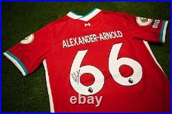Trent Alexander-Arnold Signed Liverpool F. C. 2020/2021 Shirt Jersey AFTAL COA