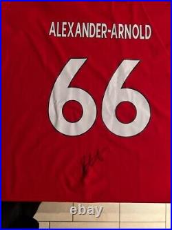 Trent Alexander Arnold Signed T-shirt For Framing Private Signing COA £79.99