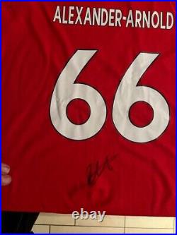 Trent Alexander Arnold Signed T-shirt For Framing Private Signing COA £79.99