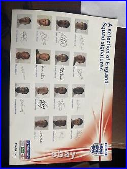 UEFA Euro 2012 Qualifier England V Montenegro Match Signed