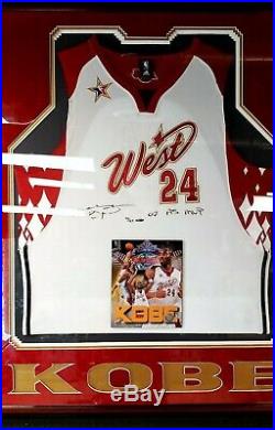 Uda Kobe Bryant 2007 All-star Mvp Autograph Signed Jersey Framed