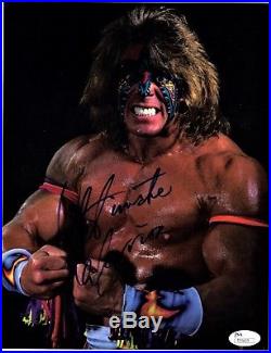 Ultimate Warrior Signed Autographed Auto Photo JSA COA Photograph WWE WWF HOF