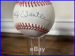 Upper Deck Authenticated UDA Mickey Mantle Yankees Autograph Signed OAL Baseball